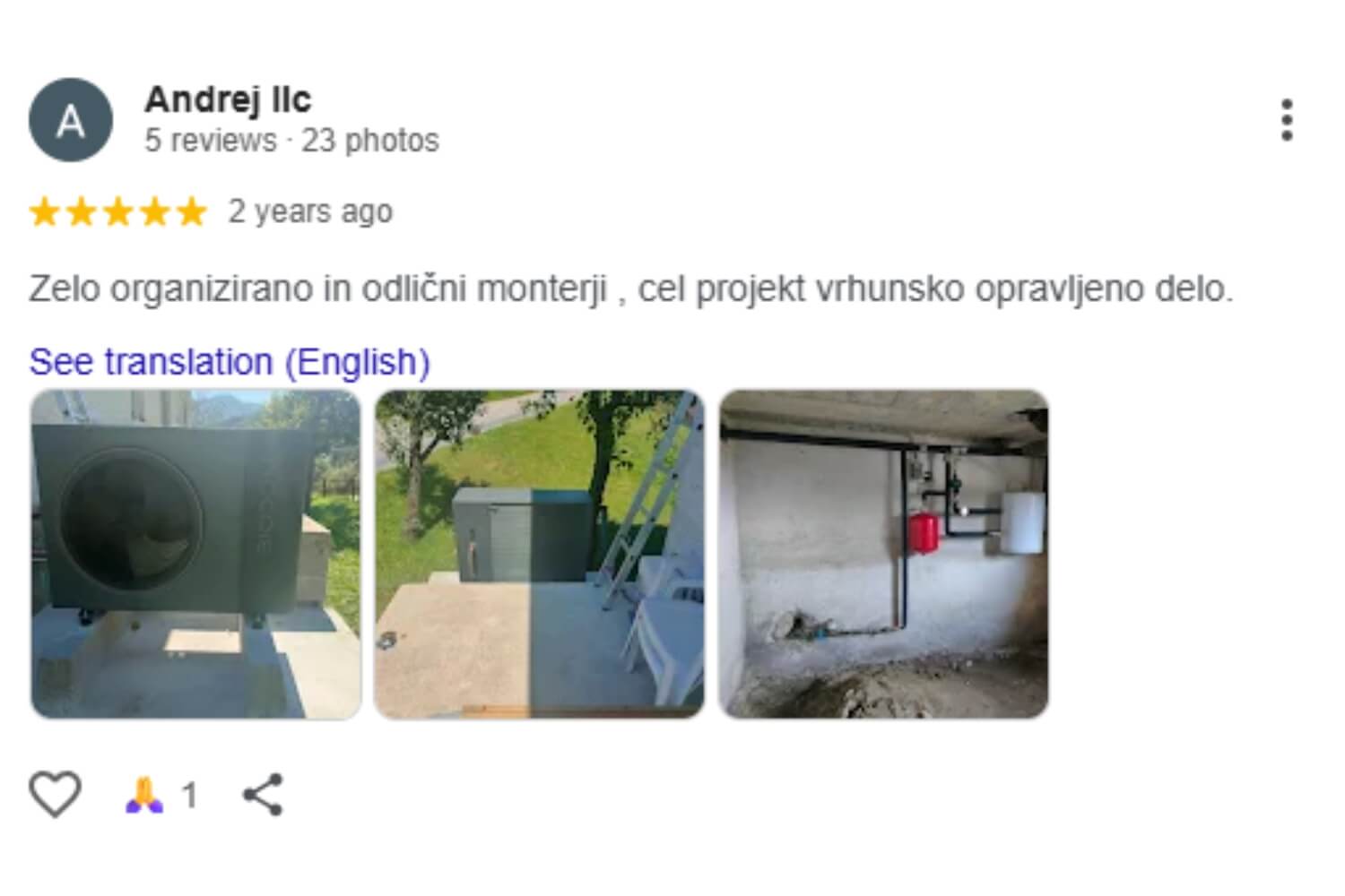 Google mnenje Biodom 1