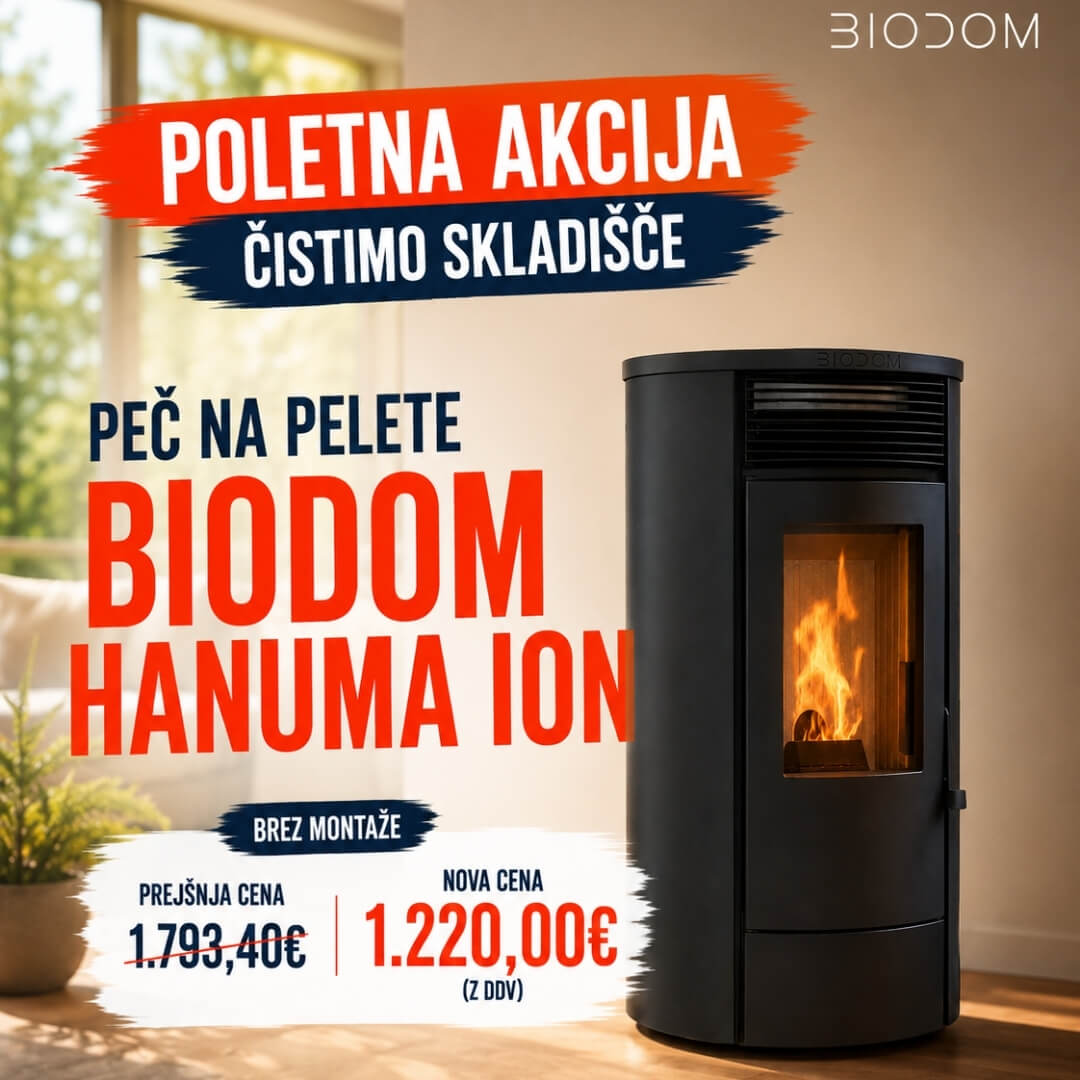 Peč na pelete BIODOM Hanuma ION